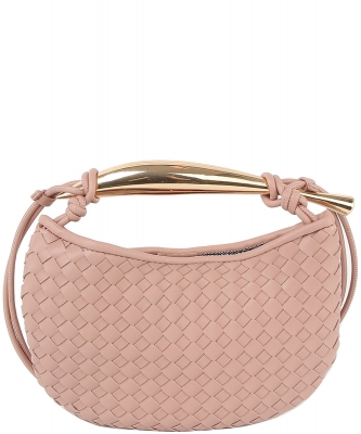 Fashion Woven Sardine Crossbody Bag CHU025 BLUSH
